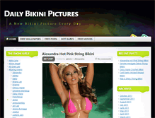 Tablet Screenshot of dailybikinipictures.com